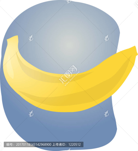 香蕉果實的插圖