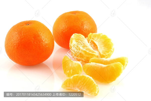 橘子。