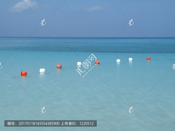 藍(lán)色熱帶海洋觀