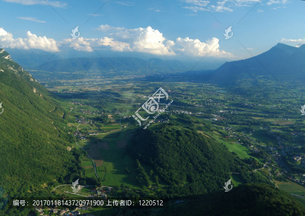 尚貝里的南谷鳥(niǎo)瞰圖