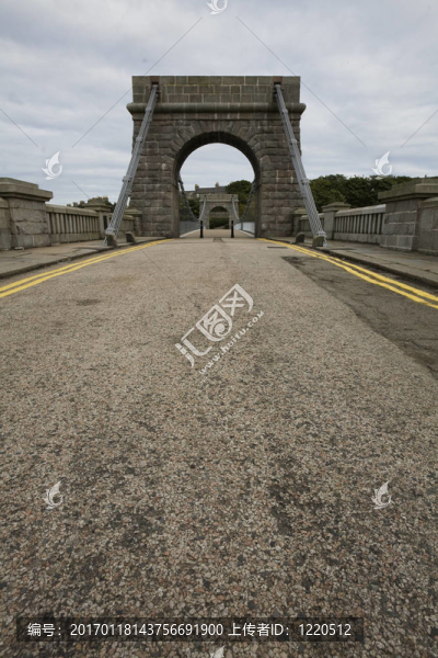 臨近阿伯丁惠靈頓懸索橋；英國