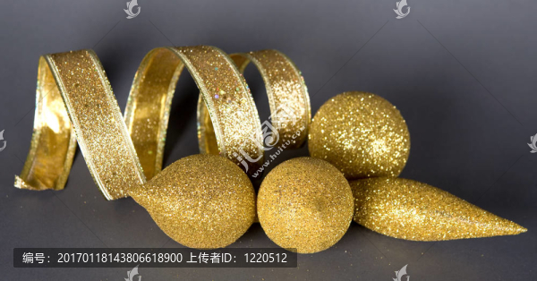 黃金圣誕裝飾品