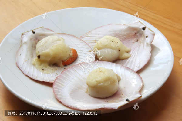 烤扇貝