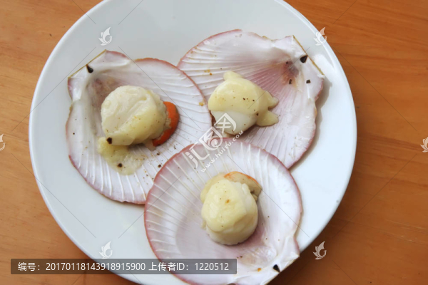 烤扇貝