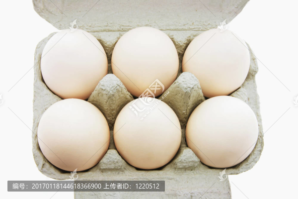 雞蛋盒上的白蛋