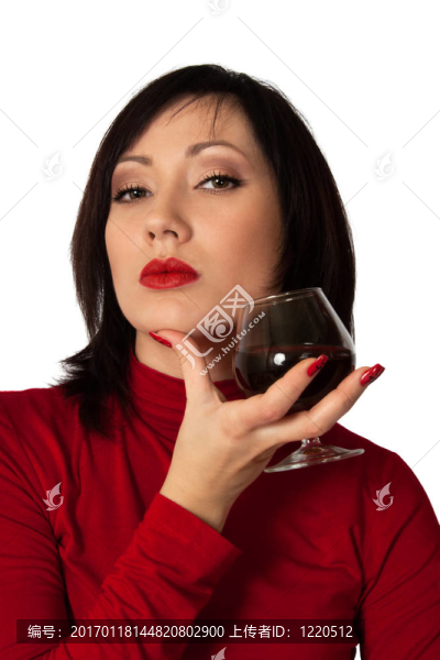 派對(duì)中的年輕女人