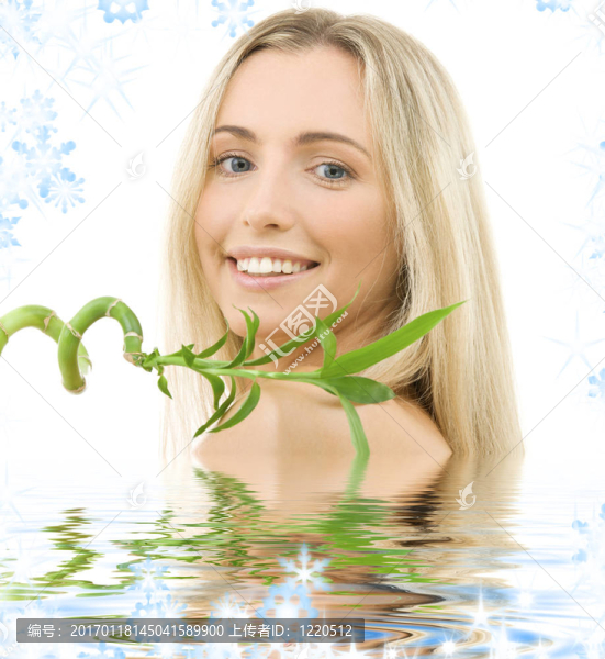 金發(fā)快樂的金發(fā)女郎