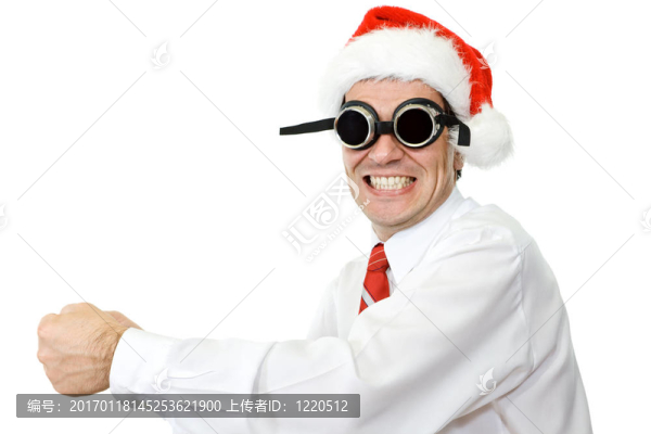 瘋狂的圣誕老人商人