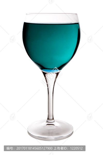 青色的酒杯