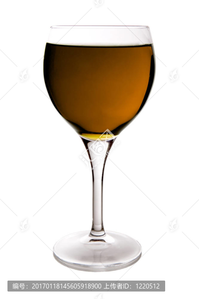 橙色的酒杯