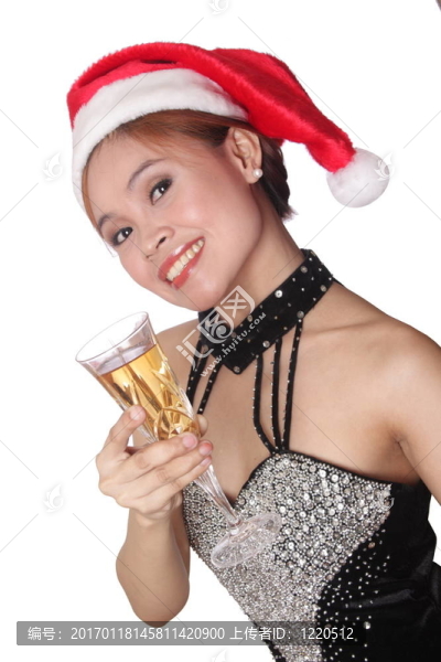 女人在圣誕節(jié)的時候