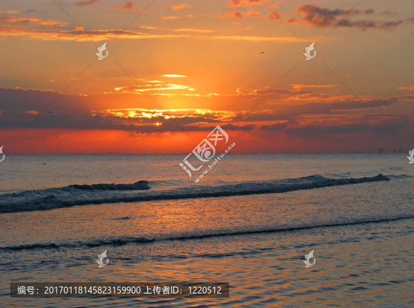 海灘日出