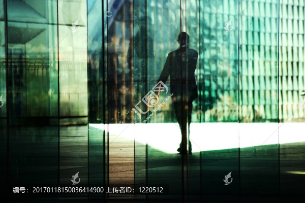 在商業(yè)區(qū)的輪廓