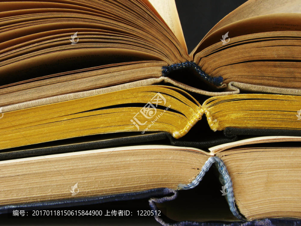 打開的書