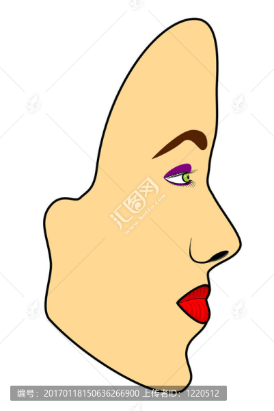 女人的臉
