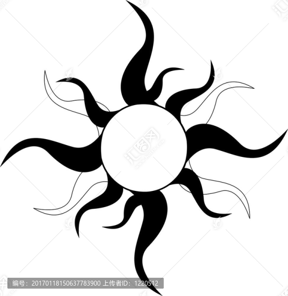 太陽部落紋身