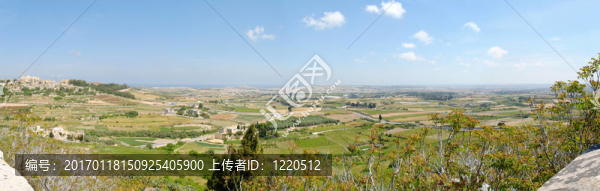馬耳他農(nóng)村的全景