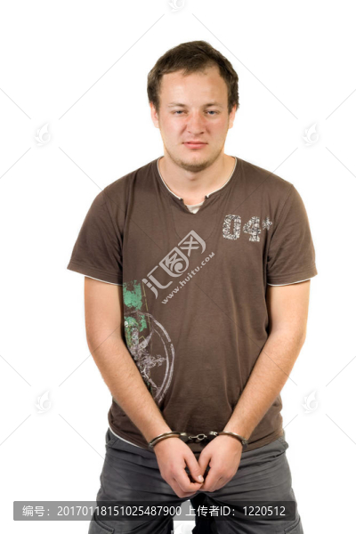 戴著手銬的家伙