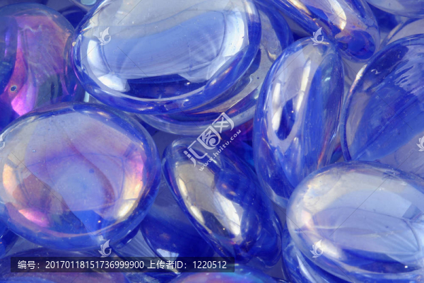 藍(lán)色玻璃珠