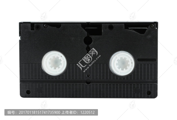 孤立的VHS盒式磁帶
