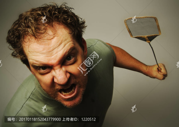 憤怒的人討厭蟲子