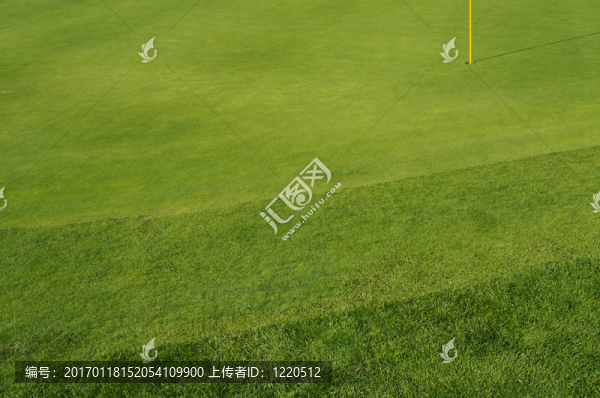 高爾夫球場的沙坑，果嶺