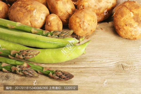 蔬菜的老木