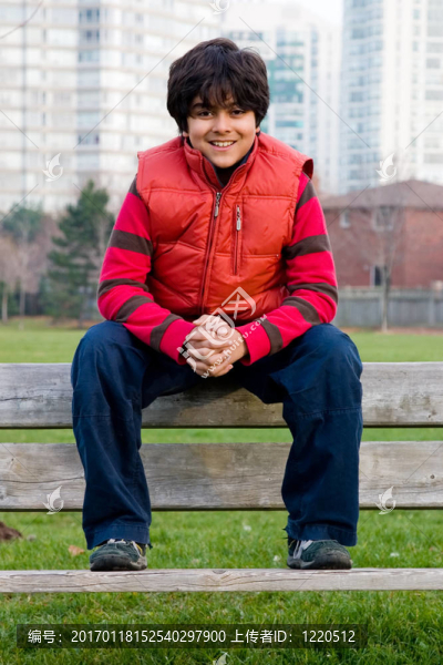 一個(gè)印度男孩的肖像