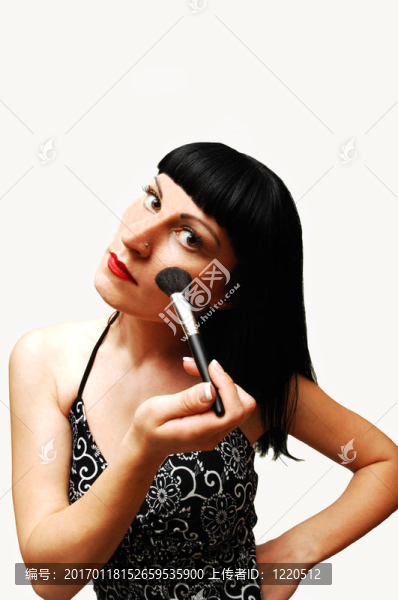 年輕女子推桿—