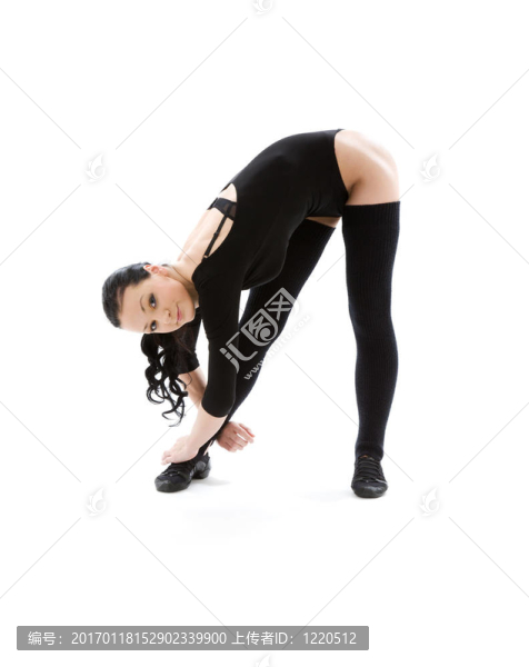 黑色緊身衣的健身教練