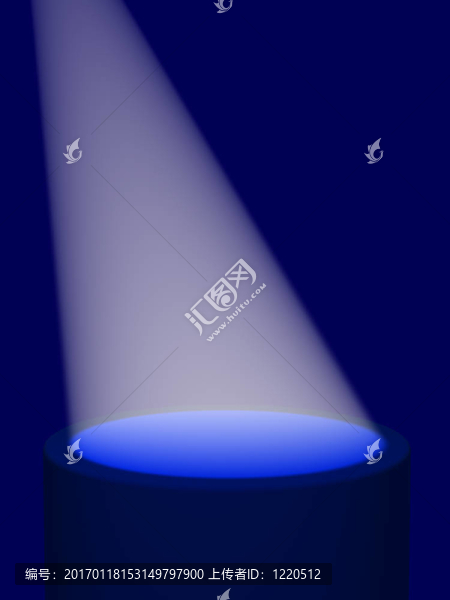 空的三維舞臺(tái)；投影儀覆蓋
