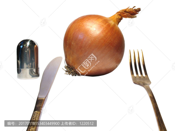 帶廚房配件的洋蔥