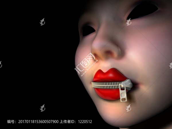 帶有拉鏈2的嘴
