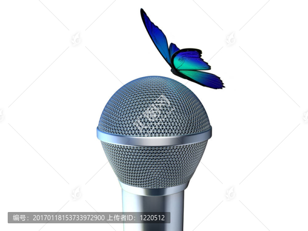 麥克風(fēng)和蝴蝶