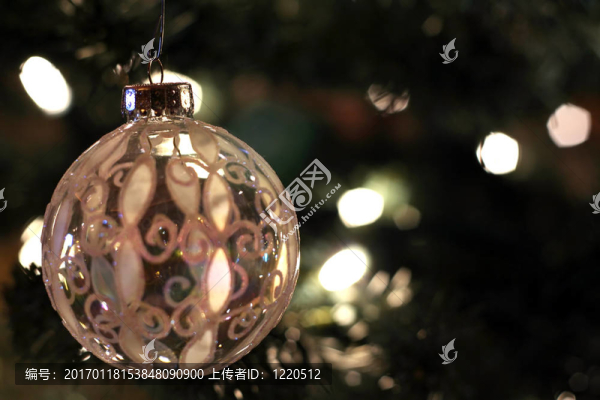 古董Glass,Xmas,Ball