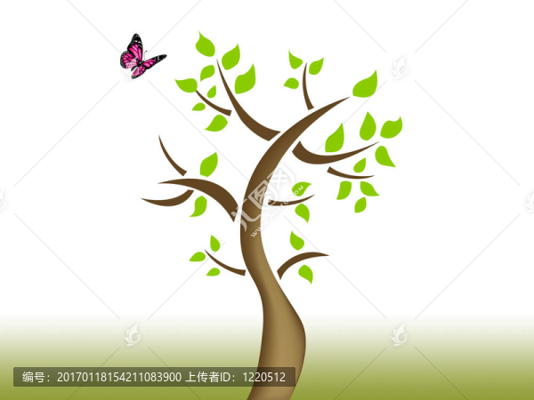 樹和蝴蝶