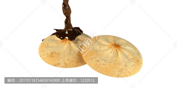 巧克力飛濺的餅干