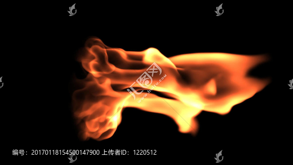 火焰接近黑色的火焰