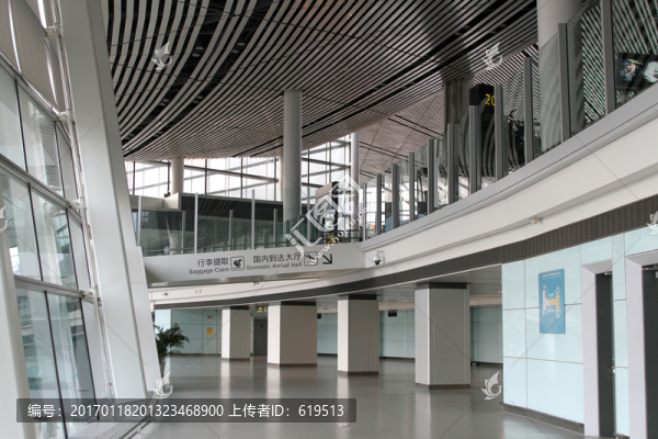 天津機場T2航站樓內(nèi)景