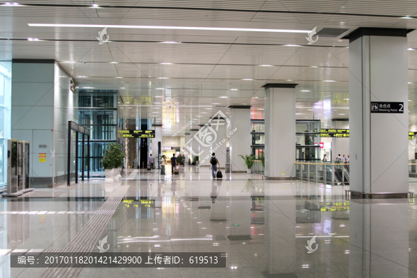 天津機(jī)場(chǎng)T2航站樓內(nèi)景