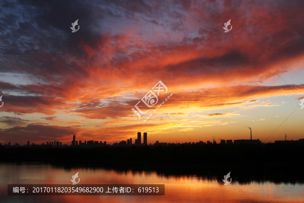 城市天際線,城市河景,沈陽(yáng)