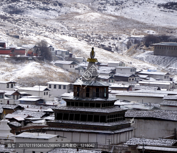 雪后朗木寺