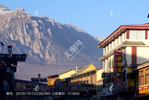 清晨的朗木寺小鎮(zhèn)