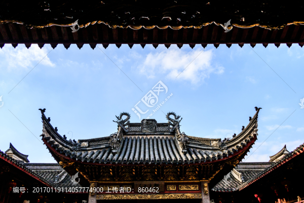 古建筑屋檐翹腳