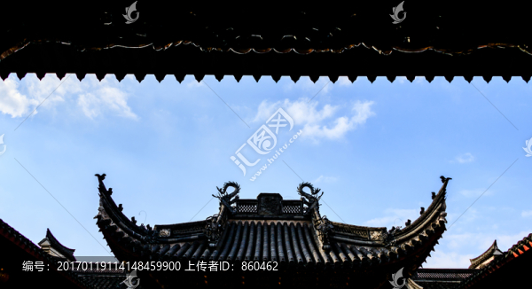 古建筑屋檐翹腳