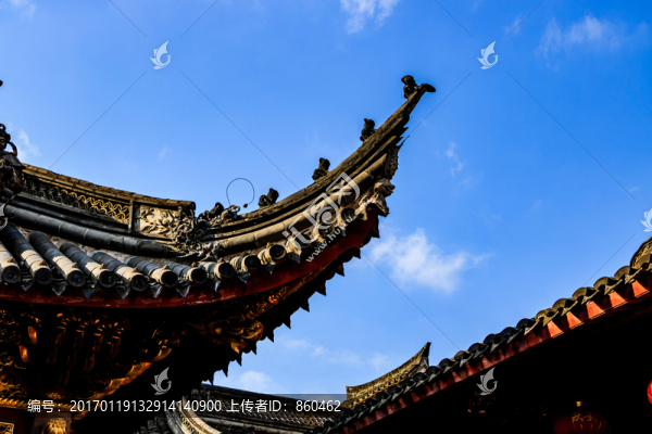 中式建筑屋角