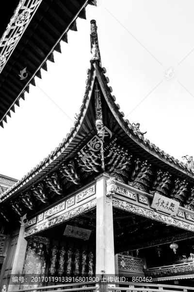 戲臺屋檐翹角,中式屋檐,中國風