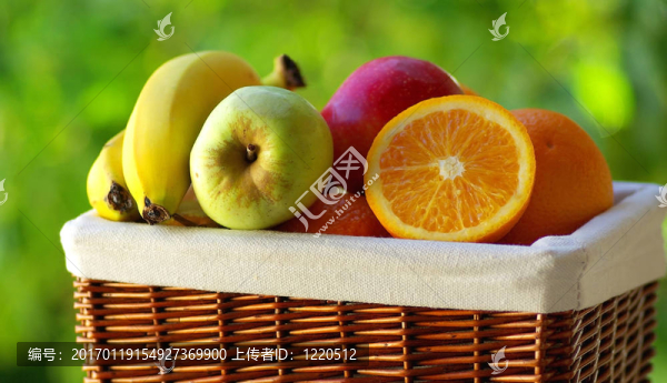 各色水果籃。