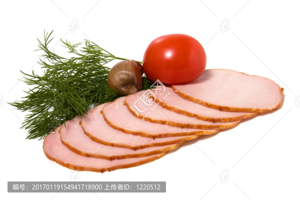 白隔蔬菜肉片