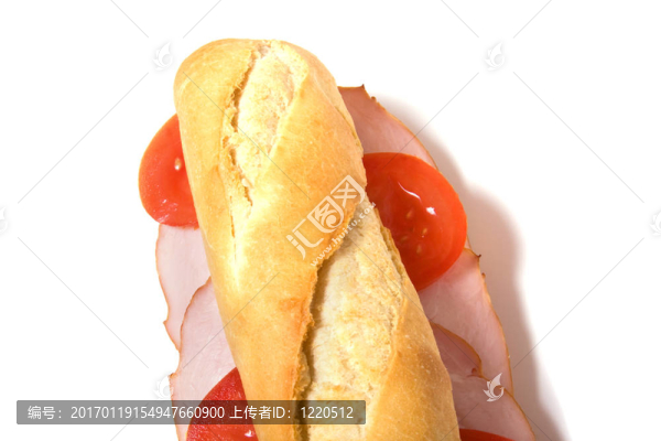 白夾心三明治